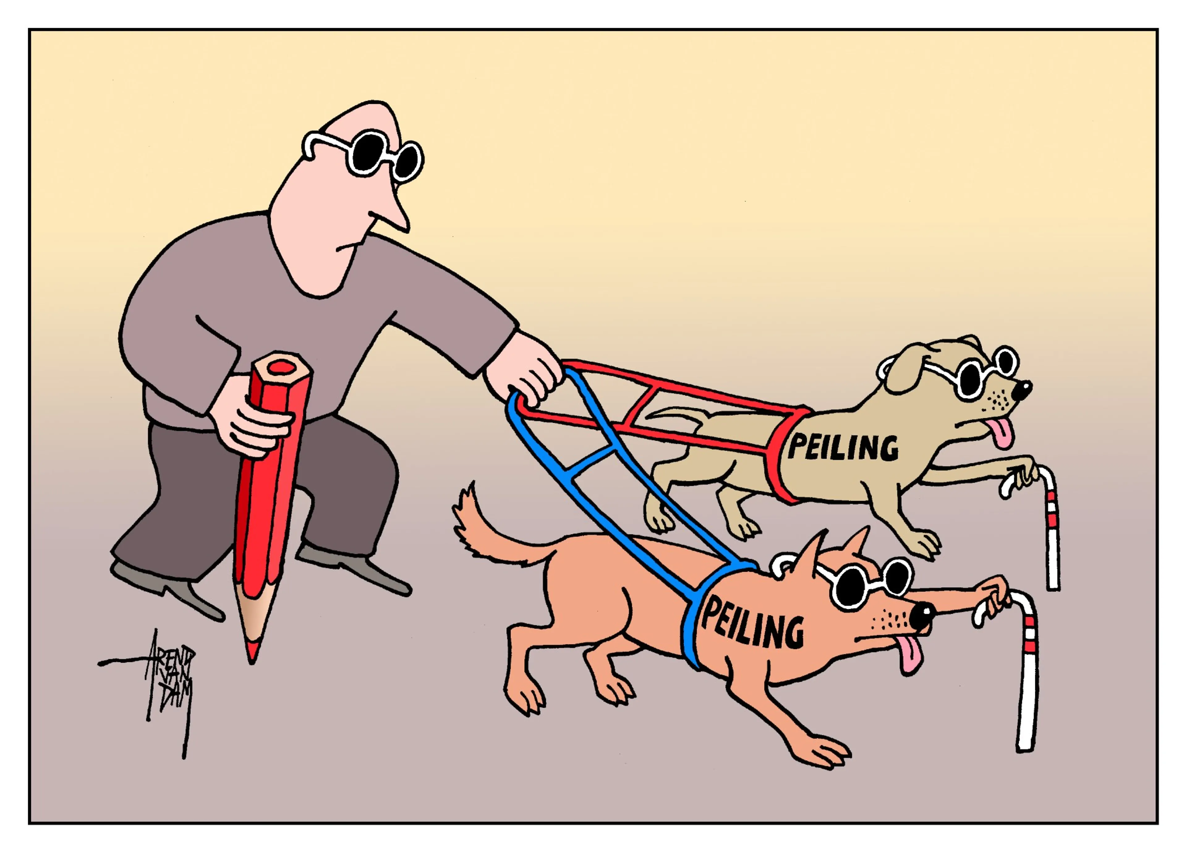 kiezerstaartzichblind